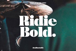 Ridie - Display Font