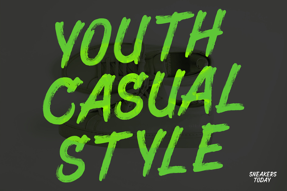 VT Lanecar Headline – Brush Font, a Handwritten Font by ViactionType (Photo 10 of 10)