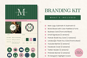 Canva Modern Branding Kit Template, a Branding & Logo Template by Branding Babe Co. (Thumbnail 2 of 9)
