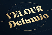 Velour Delamio Font, a Serif Font by Letterhanna Studio (Thumbnail 11 of 11)