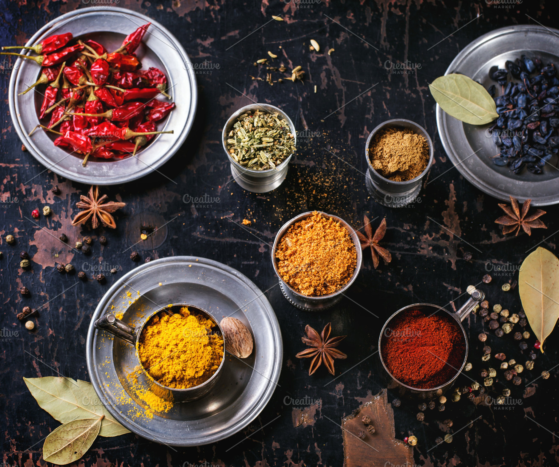 Mix of spices stock photo containing spices and spice