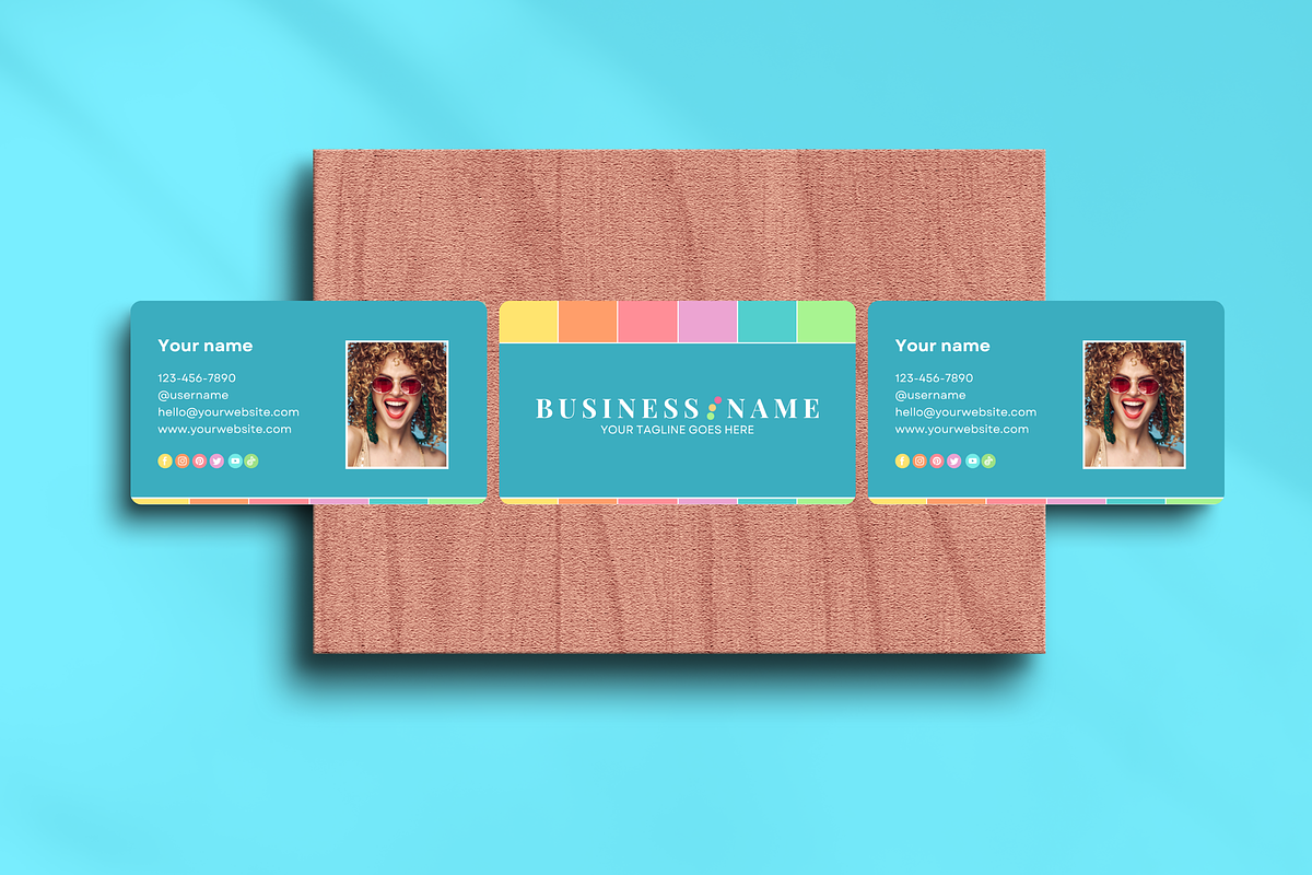 Business Card Template - 2 sides, a Business Card Template by SunshineStudioBoutique (Photo 7 of 9)