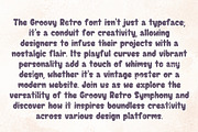 Groovy Retro Symphony - Handwritten, a Handwritten Font by Charmingbear59.design (Thumbnail 2 of 5)