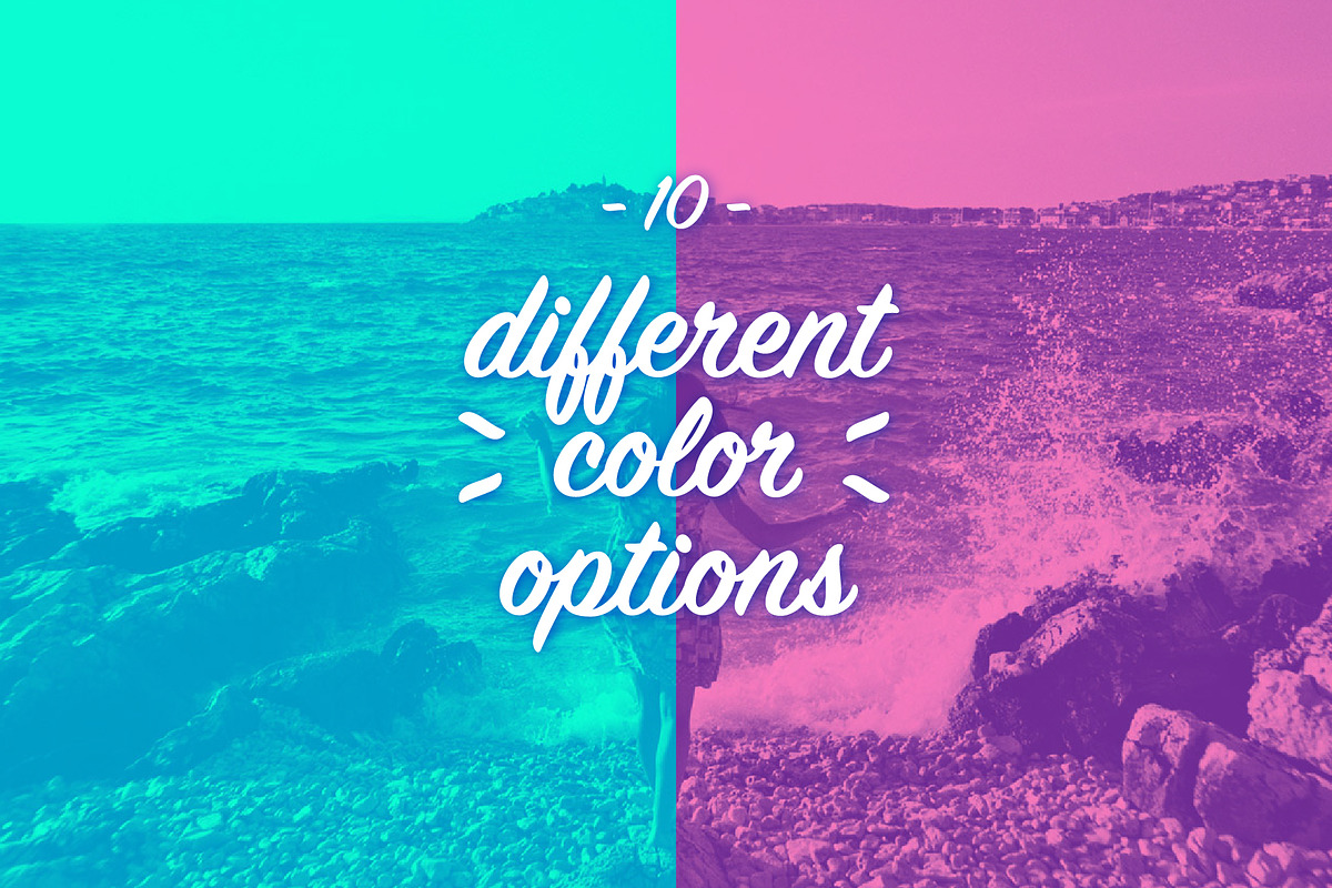 Photoshop duotone effects, a Layer Style Add-On by Unsited (Photo 3 of 5)