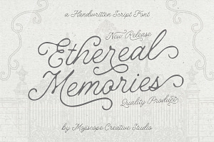 MCO - Ethereal Memories, a Handwritten Font by Mojiscope Studio