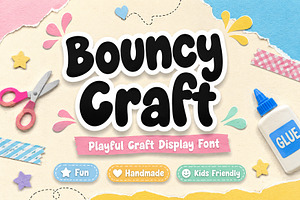 Bouncy Craft, a Serif Font by Wow Magic