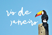 Rio de Janeiro - hand drawing script, a Script Font by Gittype (Thumbnail 1 of 11)