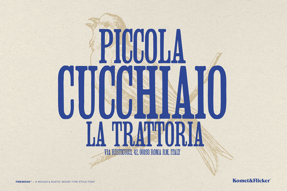 The Wood Type Font Bundle, a Font by Komet & Flicker (Photo 3 of 13)