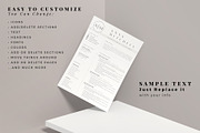1, 2 and 3 Page Resume CV Design, a Resume Template by HIRED Design Studio (Thumbnail 9 of 12)