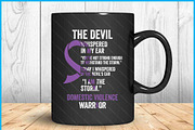 The Devil Domestic Violence Awarenes, a Graphic by Creativeusart (Thumbnail 3 of 4)