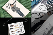 Set of stylish girls, vector, an Illustration by Yana_mide (Thumbnail 7 of 8)