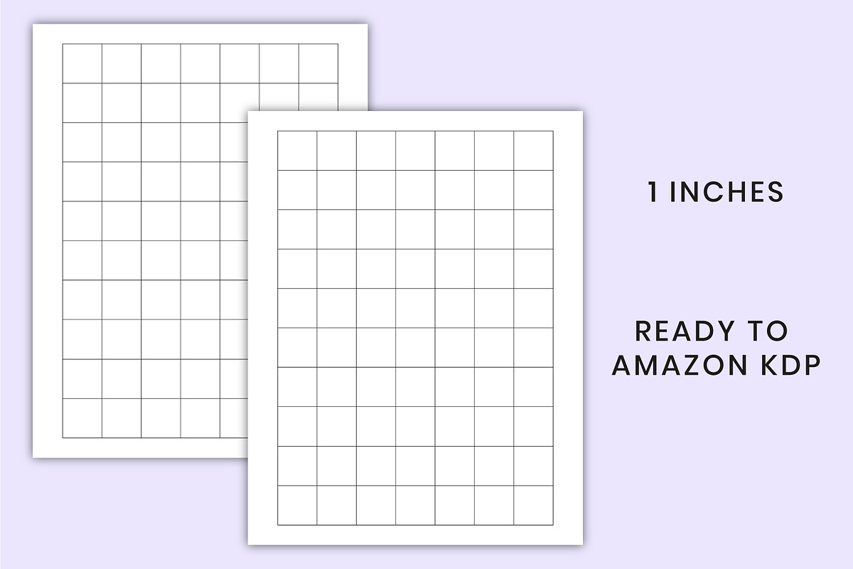 Graph Paper Notebook Canva Kdp, a Stationery Template by Mustafiz (Photo 2 of 3)