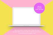 MacBook™ Mockup with a Starburst, a Mac Mockup by eppearance (Thumbnail 2 of 5)