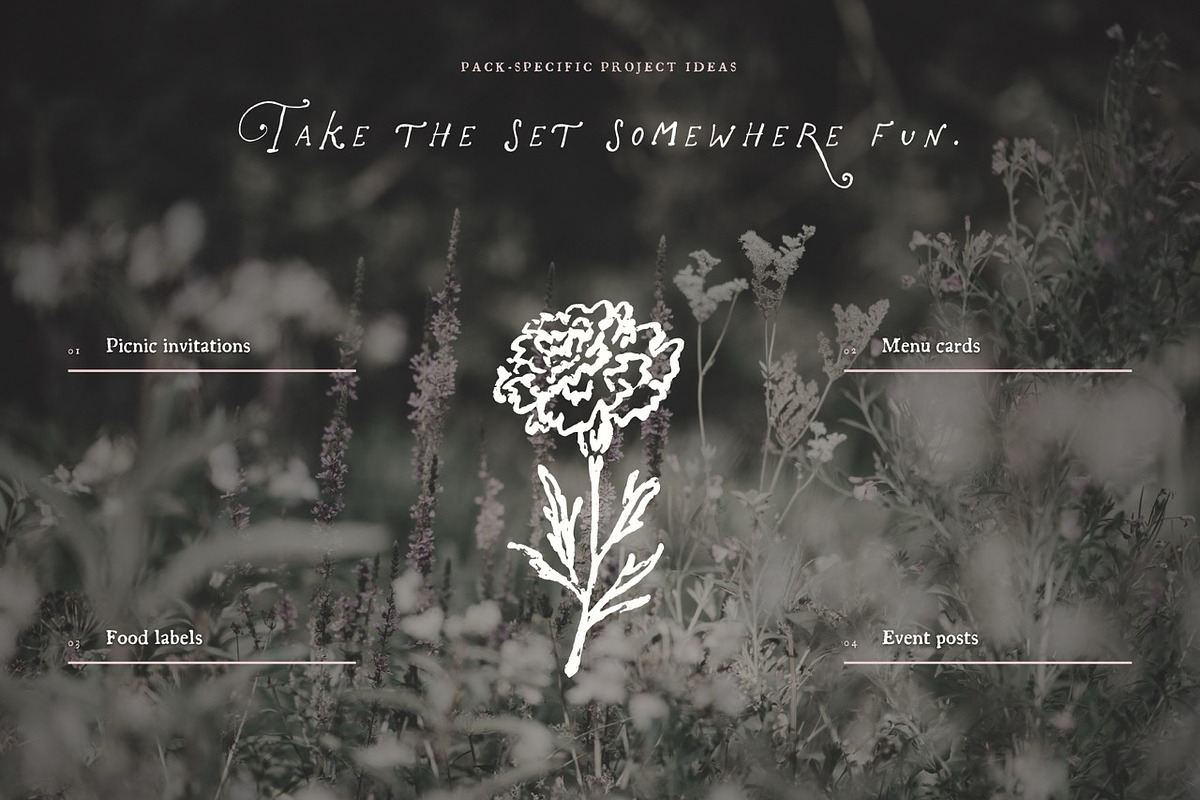 Spring Floral Doodle Line Art Bundle, an Object Illustration by The October Creative (Photo 11 of 13)
