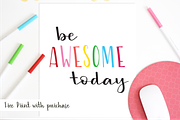 Slightly Sweet Hand Lettered Font, a Script Font by Liz on Call (Thumbnail 10 of 10)