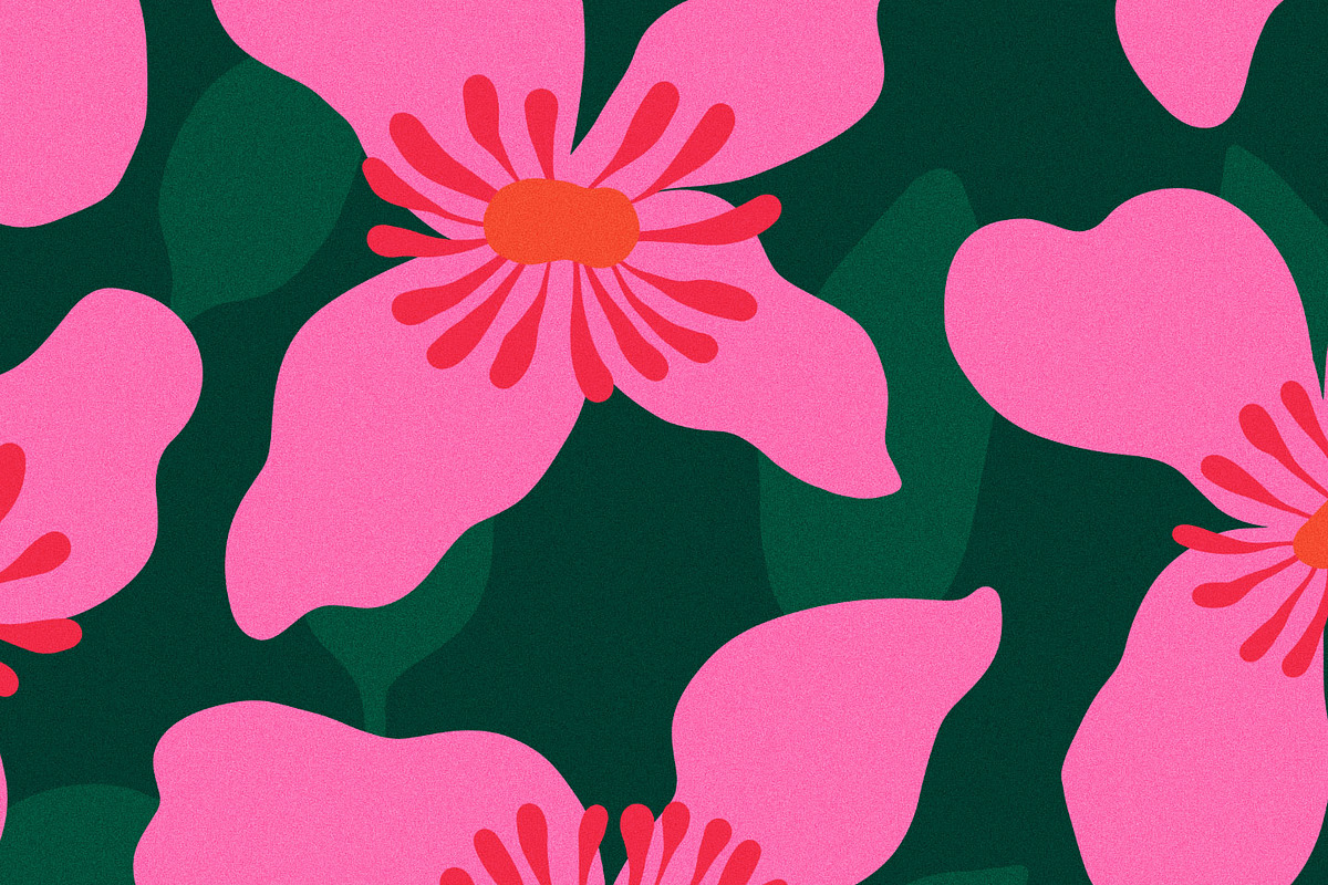 Naive Abstract Modern Floral Pattern, a Pattern Graphic by likorbut (Photo 12 of 14)