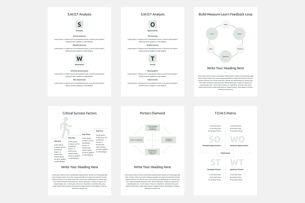 A4 Business Strategy Google Slides, a Presentation Template by JetzTemplates (Photo 5 of 8)