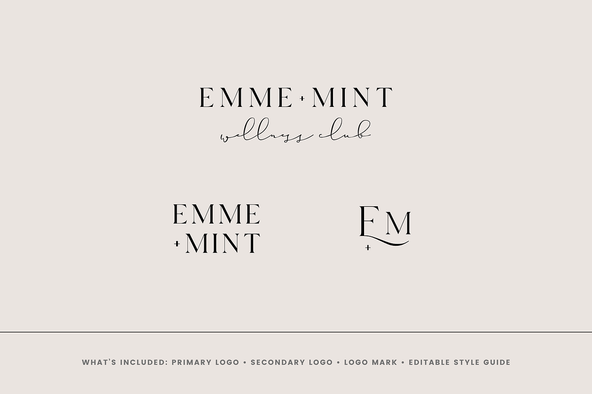 Wellness Logo Kit | Canva, a Branding & Logo Template by Erin Cassidy (Photo 9 of 9)