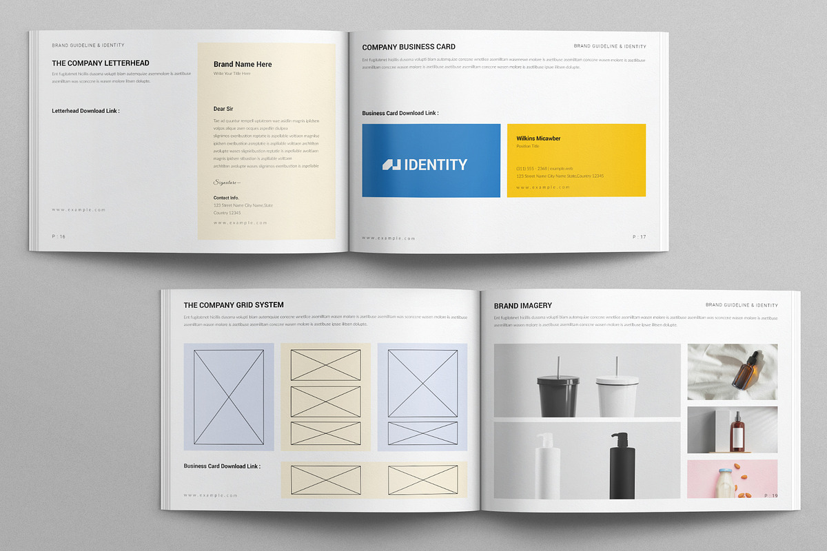 Brand Guideline & Identity Landscape, a Brochure Template by E-Type (Photo 7 of 8)