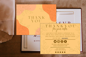 Thank You Card 2 Sided