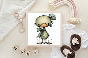Baby Animal Clipart Bundle, an Illustration by CraftArtStudio (Thumbnail 6 of 6)