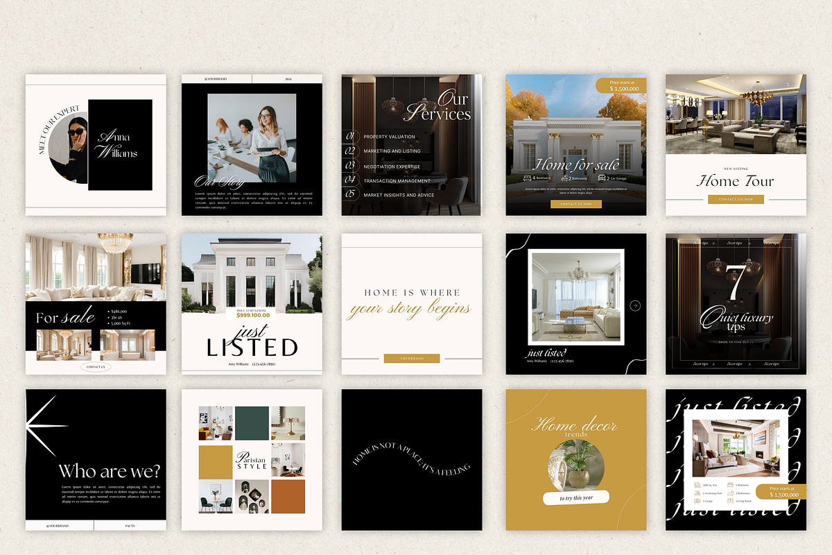 Real Estate Social Media Templates preview 4
