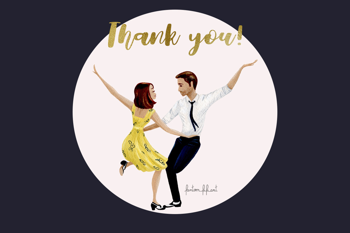 Mythical Dancing Couples, an Illustration by Fantom Fifi Art (Photo 5 of 5)