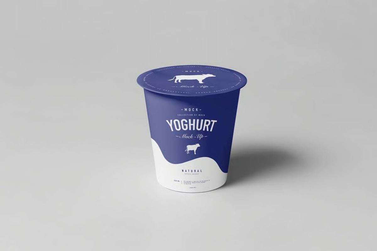 Yoghurt Cup Mock-up, a Packaging Mockup by zippypixelstudio (Photo 8 of 9)