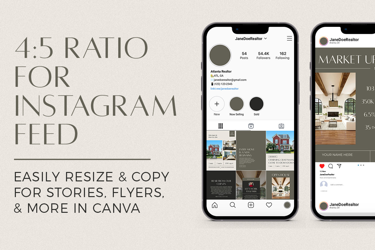 Luxury Realtor Instagram Template preview 4