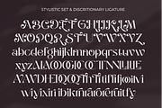 Milky Noire, a Serif Font by zeenesia (Thumbnail 14 of 14)