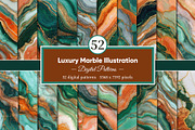 Luxury Marble Illustration, a Decorative Illustration by Housui Patterns (Thumbnail 1 of 12)