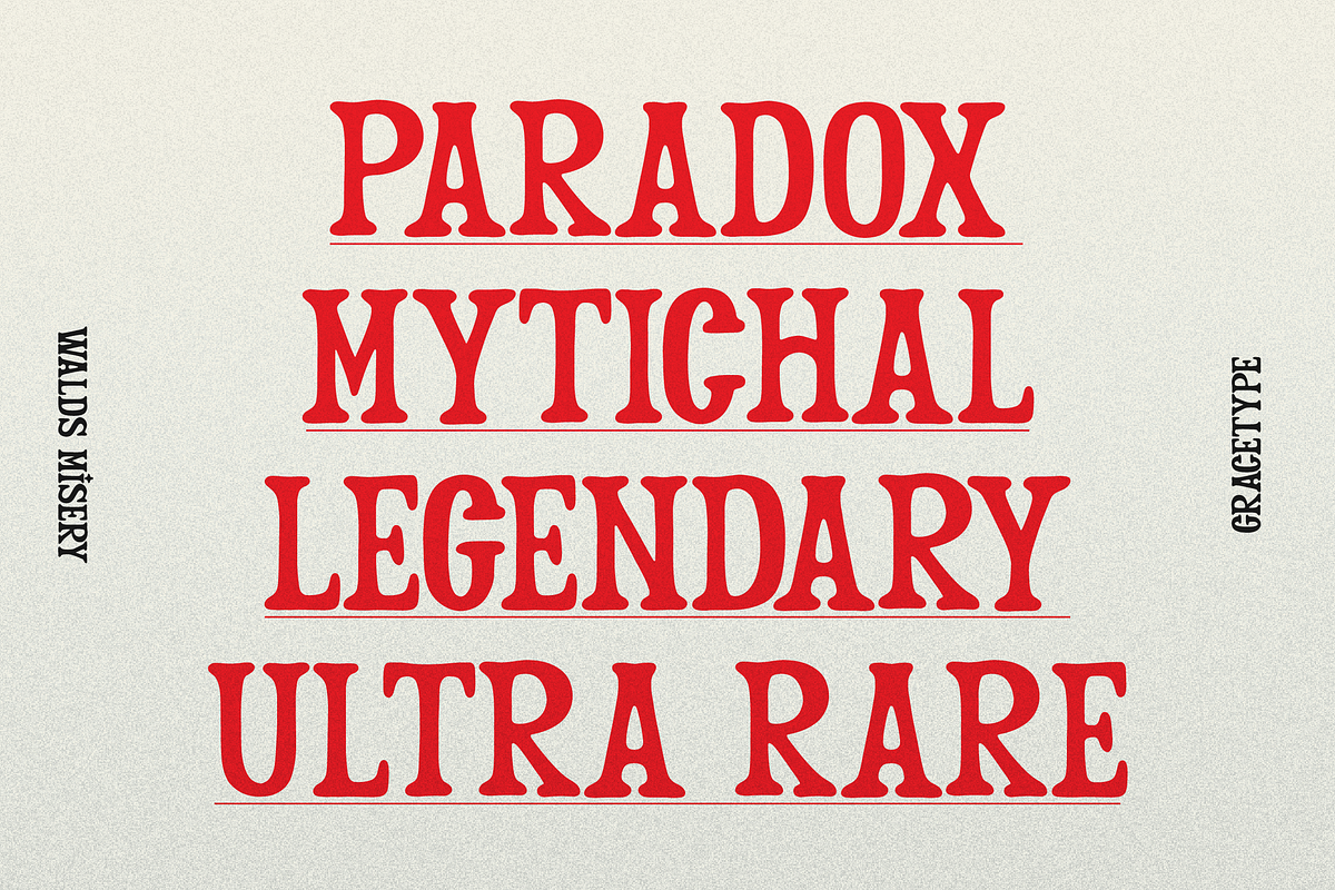 Walds Misery | Fantasy Display Font, a Handwritten Font by gracetype_studio (Photo 7 of 12)