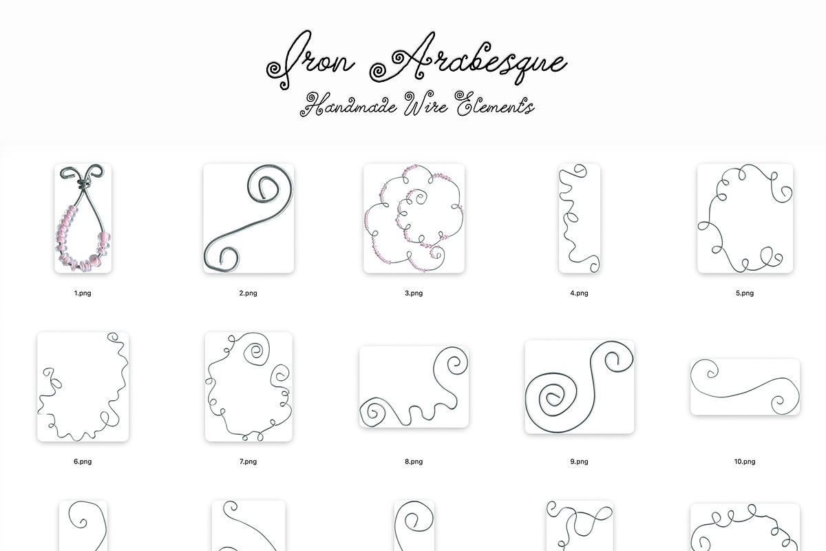 Iron Arabesque: Handmade Wire, an Object Graphic by Purple (Photo 10 of 11)