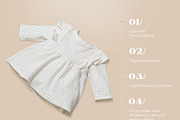 Baby Girl Dress Smart Object Mockups, an Apparel Mockup by Neutral Mockups (Thumbnail 2 of 4)