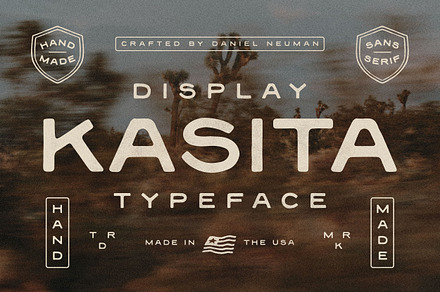 Kasita | Handmade Display Font