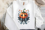 Gothic Coquette Halloween Clipart, an Illustration by DreamCafeArt (Thumbnail 5 of 7)