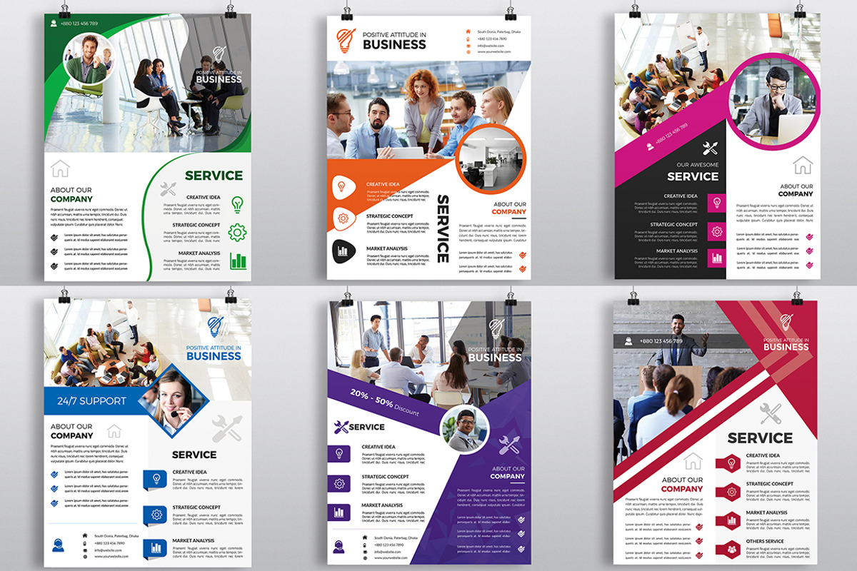 500+ Corporate Business Flyers, a Flyer Template by Imagine Design Studio (Photo 44 of 68)