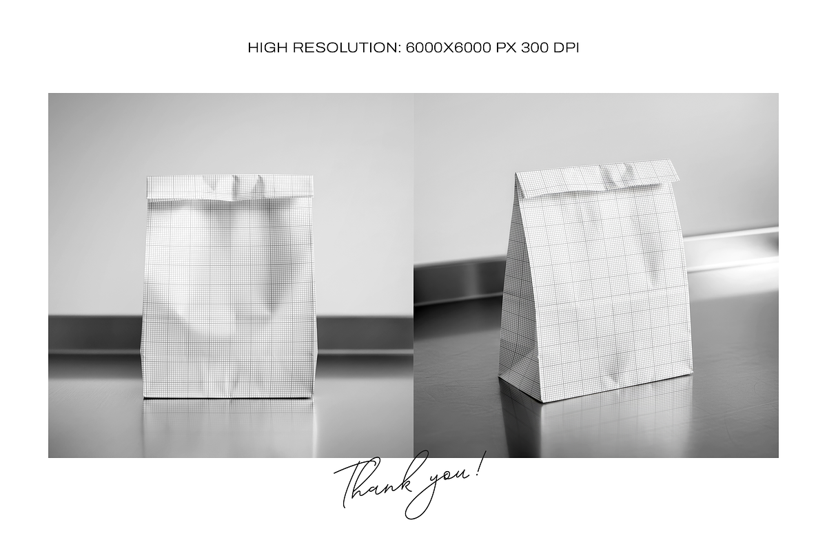 Paper Bag Mockup Set – 2 PSD Files, a Packaging Mockup by Grid&Glow (Photo 4 of 4)