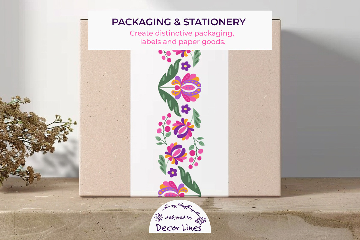 Mexican Folk Hand-Drawn Art, a Decorative Illustration by Decor Lines (Photo 8 of 10)