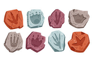 Dinosaur archaeology fossil, an Animal Illustration by Buch&Bee