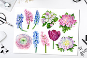 Beautiful bouquet of flowers, a Decorative Illustration by Hanna Hryharenka (Thumbnail 8 of 10)