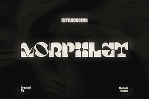 Display Morphlet Font.