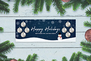 Facebook Cover Happy Holidays V5, a Social Media Template by Creativetacos (Thumbnail 1 of 2)
