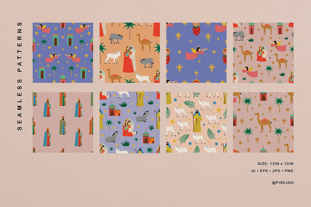 Nativity Christmas Story, an Illustration by Pixejoo (Photo 13 of 15)