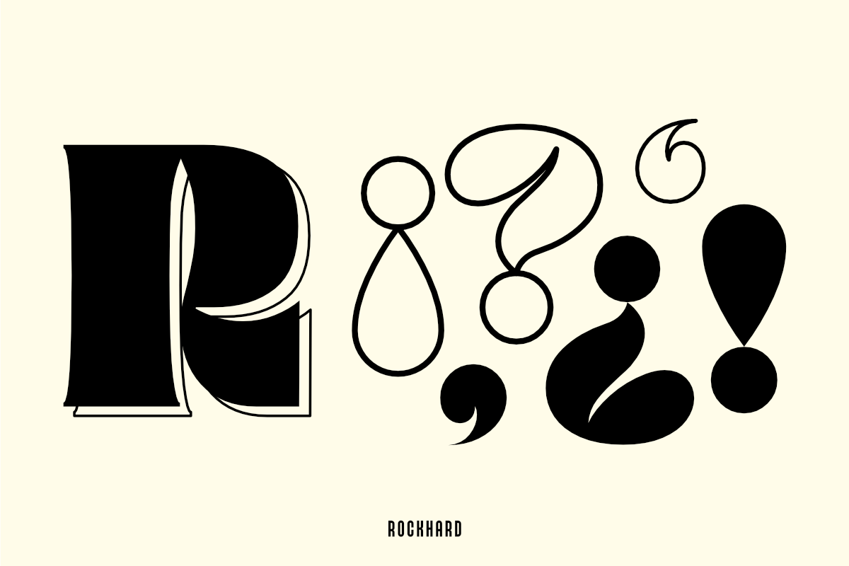 Rockhard - A Display Typeface, a Serif Font by Silverdav (Photo 2 of 10)