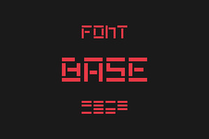 Vector Font. Base