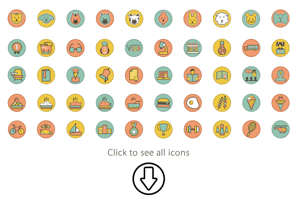 Set of Vector Icons preview 3