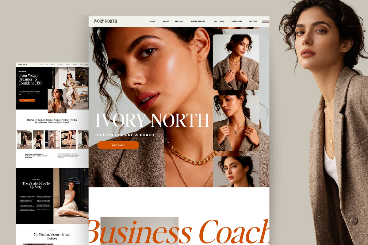 Showit Website | Ivory North, a Websites & App Template by thrivedigitally (Photo 3 of 11)