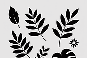 collection tropical leaf silhouette, an Illustration by Amazin_art (Thumbnail 15 of 21)