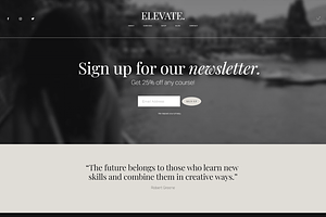 Elevate Squarespace Template